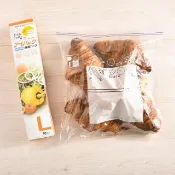 【KM 生活】加厚雙層夾鏈冷凍冷藏食物保鮮袋/食品密封袋_3入組(大X3)