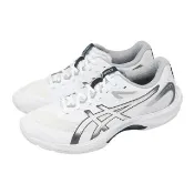 【asics 亞瑟士】排球鞋 V-Swift FF 5 2E 寬楦 男女鞋 匹克球 白 黑 石川真佑著用款 1053A075100