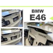 小亞車燈改裝＊全新 BMW E46 2門 4門 M版 CARBON 卡夢 碳纖維 尾翼 E46尾翼 鴨尾