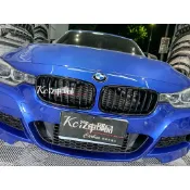 [現貨]Kc汽車部品 BMW F30 F31 [單槓] 亮黑 三色 水箱罩 鼻頭 318 320 328 335