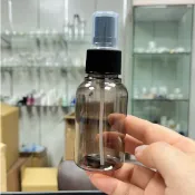阿瓶 （外銷尾數出清）Q042  75ml PETG 黑絲噴霧瓶  酒精噴瓶 分裝瓶 （台灣製造）
