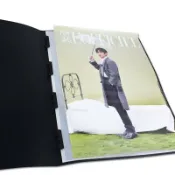 古書堂 新款A1海報夾陞級版文件夾半開收納冊韓國SM專輯海報活頁夾海報冊