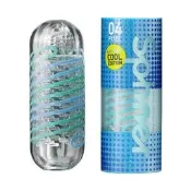 贈潤滑液 日本TENGA SPINNER 迴旋杯 [04 PIXEL COOL EDITION/迴旋梯 冰酷版] 飛機杯