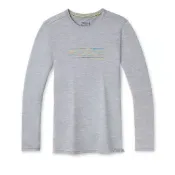 【戶外風】【Smartwool】男 Merino Sport 150圖鴉長Tee/遨遊山徑