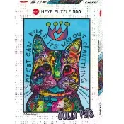 【雷諾瓦】我的貓會呼嚕叫/500片拼圖/Jolly Pets/Dean Russo/HEYE(中秋送禮/中秋禮物/益智/桌遊/療癒/收藏)