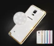 快樂購一店 電鍍粉閃手機殼 Note4 Note5 iPhone5 iPhone6s Plus TPU軟殼 背蓋 透明殼