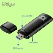 5Cgo【權宇】D-Link DWA-182 2.4/5GHz雙頻AC1300 USB3.0 無線Wi-Fi網卡 1年保