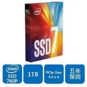 @電子街3C 特賣會@全新 Intel 760P-SSDPEKKW010T8X1 1TB M.2 PCIE X4