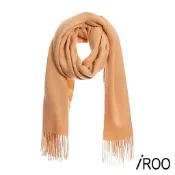 iROO 100%羊毛百搭素面圍巾