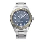【ORIENT 東方錶】ORIENT東方錶 Quartz Sports系列太陽能腕錶 鋼帶款 藍色 - 39.9 mm(RA-WJ0002L)