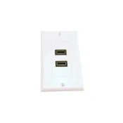 (店+)婕樂數位 HDMI 雙孔資訊面板 HDMI直頭轉接 HDMI面板模組 HDMI插座 資訊插座 資訊盒面板