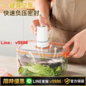 聚優甄選 【台灣公司 可開發票】電動抽真空保鮮盒冰箱冷藏冷凍生淹盒密封食品級收納盒微波爐加熱