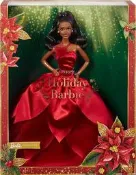 Ken & Barbie #HBY07 _ 收藏型系列芭比娃娃 _ 2022 HOLIDAY 聖誕新年假期芭比-雀斑黑肌
