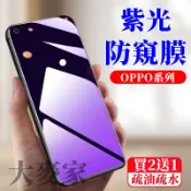 紫光防窺保護貼 適用 OPPO Reno 16 15 14F A79 A7Pro A6X Find X10 X8 X9