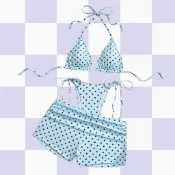 SAUVAGES polka dots swimwear shorts set 點點泳衣短褲套裝