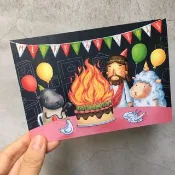 聖誕明信片-祝祢生日快樂