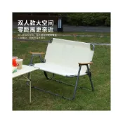 (店+)戶外露營折疊椅便攜露營沙灘躺椅雙人多功能休閒靠背釣魚椅坐墊