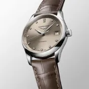 LONGINES 浪琴 Master 巨擘系列鑽石機械女錶 周年慶獻禮 送禮推薦-34mm L2.357.4.07.2