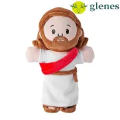 GLENES耶穌絨毛玩具,25厘米卡通片神聖家族毛絨娃娃,有創造力的可愛的卡哇伊基督宗教毛絨公仔