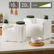 (店+)【芙詩雅】螃蟹兩用儲水桶 (10L/20L可選) 水箱 戶外水桶 提水桶 飲水桶 露營水桶 飲料桶 密封水箱 水桶