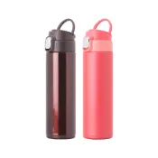 【蝦皮直營】鍋寶 304內陶瓷塗層提把彈跳保溫杯-490ml (兩色任選) 保溫瓶 隨行杯