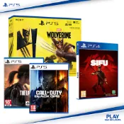 【三井3C購物網】【PS5 同捆組】數位版主機 金鋼狼 戰鬥黃+PS5最後生還者+PS5黑色行動7+PS4 師父