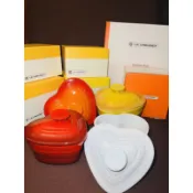 LE CREUSET 法國高檔廚具餐具 小愛心烤盅 義麵盤 馬克杯 圓盤  正版展示品 拍賣標品