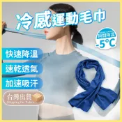 涼感運動毛巾 擦汗冰巾 瞬間冷感毛巾 涼感巾 吸汗毛巾 冰涼巾 快乾毛巾 運動毛巾 冰絲毛巾 防曬毛巾【熊猴馬-熊好買】