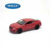 【WELLY 威利】4.75吋 賓利 Bentley Continental Supersports 跑車模型 43623CW(紅色)