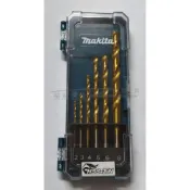 (店+)D-72833 圓柄6件透明殼套裝組 牧田 Makita HSS-TiN直柄 電鑽 鑽頭 鑽尾 金屬鑽尾
