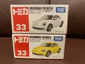 TOMICA 多美 33 VOLKSWAGEN THE BEETLE 初回+一般合售 福斯金龜車