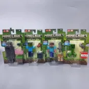 全新未拆封！美泰MATTEL我的世界Minecraft角色收集系列手辦，正版授權，配件齊全，收藏送禮都合適 史蒂夫、苦力