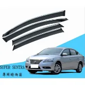 台灣出貨🔥日產 NISSAN 14-19 SUPER SENTRA 晴雨窗 鍍鉻飾條 晴雨窗 亮條晴雨窗 1組4片