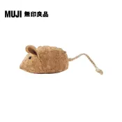 【MUJI 無印良品】軟木玩具鼠.中