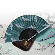 [高雄現貨] 折扇 古風扇 扇子 鐵扇 合金扇 手扇 古風折扇 防身武器 金屬折扇