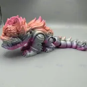 全店免運♕3d打印玩具醒獅國潮風版萌仿古爆款舞獅擺件仿真兒童創意手辦