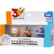 (店+)【TAKARA TOMY】寶可夢（TAKARA TOMY）口袋妖怪30週年紀念 蒙科爾啓程三隻套裝 阿羅拉地區 アローラ