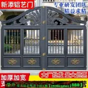 【精選】歐式大門別墅對開門新中式庭院大門農村雙開門電動家用鋁合金大門