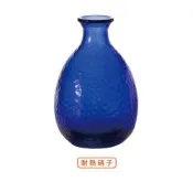 日本 ADERIA 津輕 手作耐熱清酒壺 260ml (藍色) 石塚硝子 燒酒壺 企業採購