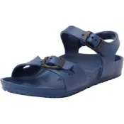 (店+)【BIRKENSTOCK 勃肯】BIRKENSTOCK勃肯Rio兒童款EVA涼鞋海軍藍色童鞋輕量防水魔鬼氈可調百搭戶外玩水舒適透氣