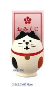 日本Decole concombre加藤真治療癒商品2018年合格祈願好運留言夾三毛貓  [2018年9月新到貨   ]