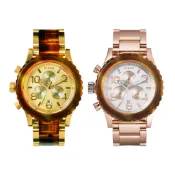 NIXON 42-20 玳瑁框 琥珀框 防水手錶 禮物 手錶  石英錶 手錶女生 手錶男生 女錶 男錶 A037