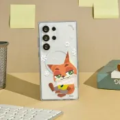 Disney動物方城市-冬季雪花尼克款防摔透明SAMSUNG手機殼