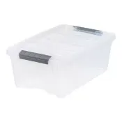 【Costco好市多】IRIS OHYAMA 多功能收納箱 12.9夸脫 X 4入 IRIS OHYAMA Buckle Up Storage Box 12.9 Quart X 4-Pack