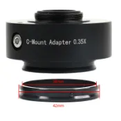 OLYMPUS 0.8X 0.63X 0.5X 0.4X 0.35X C 接口 CCD 適配器鏡頭實驗室三目顯微鏡相機適