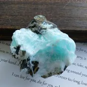 Blue Aragonite 雲南產地  藍文石 藍霰石 天然礦石 原礦