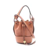 【DOKODEMO】【二手】Loewe LOEWE單肩包 Balloon Nano 2WAYブラウン皮革 Balloon Nano 女二手 A