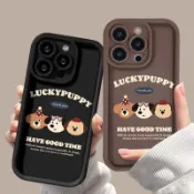 可愛英文三隻小狗 OPPO A6S A3X A5X A6X AX5 AX7 卡通 加厚 防摔 全包 手機殼