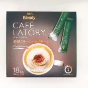【DOKODEMO】味之素AGF AGF Blendy Café Latory 濃厚奶香卡布奇諾即溶咖啡棒 (11.5g×18入)