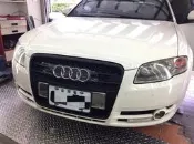 》傑暘國際車身部品《 新品 奧迪 AUDI A4 B7 05 07 08 消光黑網狀 水箱護罩 水箱罩